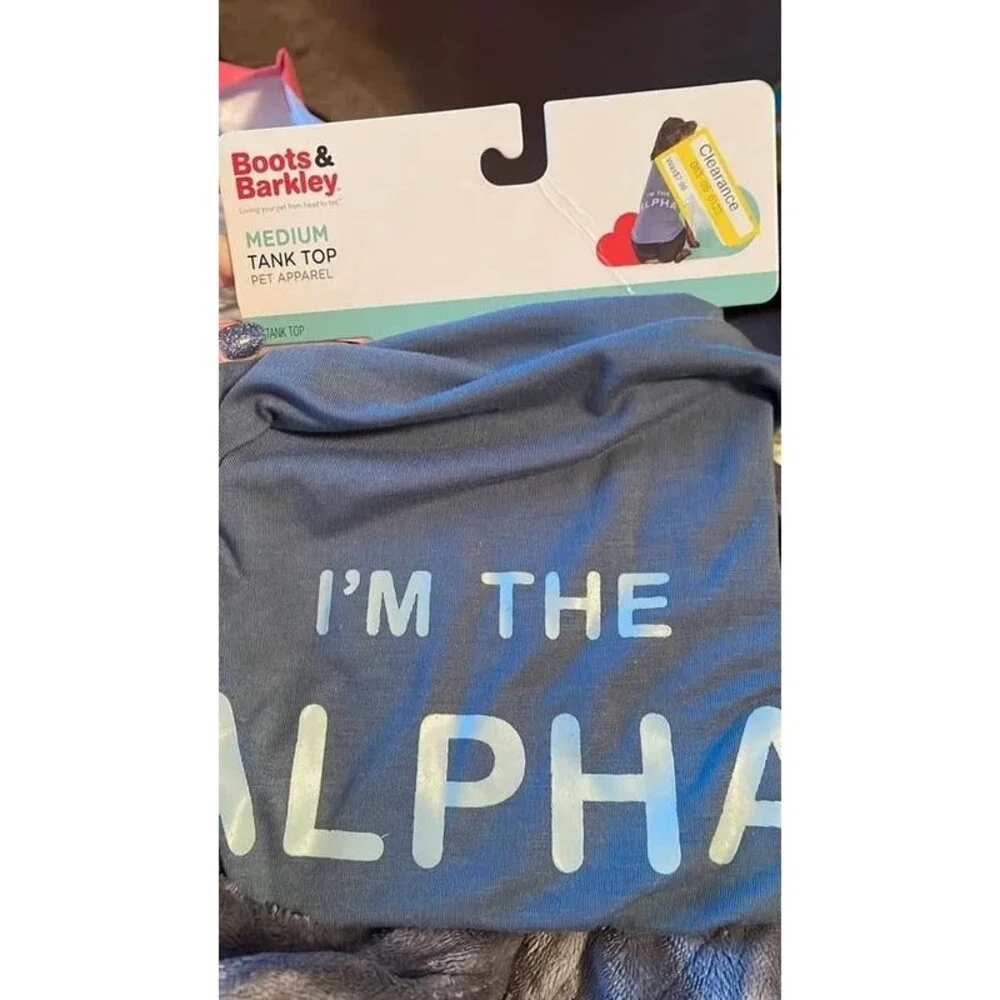 I'm The Alpha pet tank top size medium
